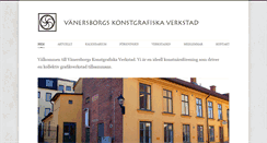 Desktop Screenshot of konstgrafiska.se